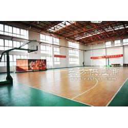 篮球馆专用比赛型地胶PVC木纹运动地板环保舒适高弹耐磨易施工跃虹体育用品供应